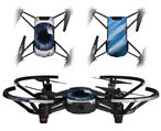 Skin Decal Wrap 2 Pack for DJI Ryze Tello Drone Eyeball Blue Dark DRONE NOT INCLUDED