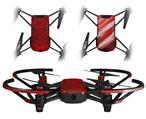 Skin Decal Wrap 2 Pack for DJI Ryze Tello Drone Folder Doodles Red DRONE NOT INCLUDED