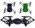Skin Decal Wrap 2 Pack for DJI Ryze Tello Drone Synth Mountains DRONE NOT INCLUDED