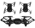Skin Decal Wrap 2 Pack for DJI Ryze Tello Drone Jagged Camo Black DRONE NOT INCLUDED