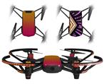 Skin Decal Wrap 2 Pack for DJI Ryze Tello Drone Faded Dots Hot Pink Orange DRONE NOT INCLUDED