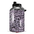 Skin Decal Wrap for 2017 RTIC One Gallon Jug Folder Doodles Lavender (Jug NOT INCLUDED) by WraptorSkinz
