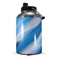 Skin Decal Wrap for 2017 RTIC One Gallon Jug Paint Blend Blue (Jug NOT INCLUDED) by WraptorSkinz