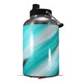 Skin Decal Wrap for 2017 RTIC One Gallon Jug Paint Blend Teal (Jug NOT INCLUDED) by WraptorSkinz