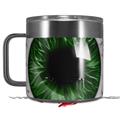 Skin Decal Wrap for Yeti Coffee Mug 14oz Eyeball Green Dark - 14 oz CUP NOT INCLUDED by WraptorSkinz