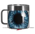Skin Decal Wrap for Yeti Coffee Mug 14oz Eyeball Blue - 14 oz CUP NOT INCLUDED by WraptorSkinz