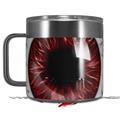 Skin Decal Wrap for Yeti Coffee Mug 14oz Eyeball Red Dark - 14 oz CUP NOT INCLUDED by WraptorSkinz