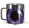 Skin Decal Wrap for Yeti Coffee Mug 14oz Eyeball Purple - 14 oz CUP NOT INCLUDED by WraptorSkinz