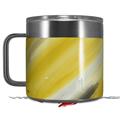 Skin Decal Wrap for Yeti Coffee Mug 14oz Paint Blend Yellow - 14 oz CUP NOT INCLUDED by WraptorSkinz
