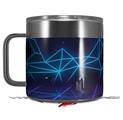 Skin Decal Wrap for Yeti Coffee Mug 14oz Synth Mountains - 14 oz CUP NOT INCLUDED by WraptorSkinz