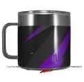 Skin Decal Wrap for Yeti Coffee Mug 14oz Jagged Camo Purple - 14 oz CUP NOT INCLUDED by WraptorSkinz