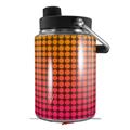 Skin Decal Wrap for Yeti Half Gallon Jug Faded Dots Hot Pink Orange - JUG NOT INCLUDED by WraptorSkinz