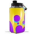 Skin Decal Wrap for Yeti 1 Gallon Jug Drip Purple Yellow Teal - JUG NOT INCLUDED by WraptorSkinz