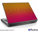 Laptop Skin (Small) - Faded Dots Hot Pink Orange
