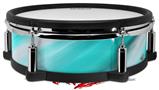 Skin Wrap works with Roland vDrum Shell PD-128 Drum Paint Blend Teal (DRUM NOT INCLUDED)