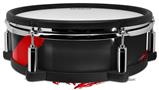 Skin Wrap works with Roland vDrum Shell PD-128 Drum Jagged Camo Red (DRUM NOT INCLUDED)