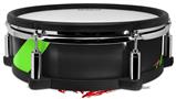 Skin Wrap works with Roland vDrum Shell PD-128 Drum Jagged Camo Neon Green (DRUM NOT INCLUDED)