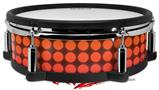 Skin Wrap works with Roland vDrum Shell PD-128 Drum Faded Dots Hot Pink Orange (DRUM NOT INCLUDED)