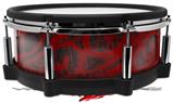 Skin Wrap works with Roland vDrum Shell PD-140DS Drum Folder Doodles Red Dark (DRUM NOT INCLUDED)