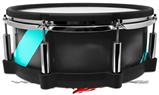 Skin Wrap works with Roland vDrum Shell PD-140DS Drum Jagged Camo Neon Teal (DRUM NOT INCLUDED)