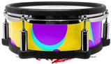 Skin Wrap works with Roland vDrum Shell PD-108 Drum Drip Purple Yellow Teal (DRUM NOT INCLUDED)