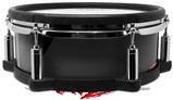 Skin Wrap works with Roland vDrum Shell PD-108 Drum Jagged Camo Black (DRUM NOT INCLUDED)
