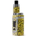 Skin Decal Wrap for Smok AL85 Alien Baby Folder Doodles Yellow VAPE NOT INCLUDED