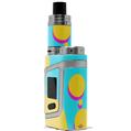 Skin Decal Wrap for Smok AL85 Alien Baby Drip Yellow Teal Pink VAPE NOT INCLUDED