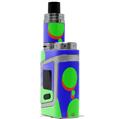 Skin Decal Wrap for Smok AL85 Alien Baby Drip Blue Green Red VAPE NOT INCLUDED