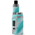 Skin Decal Wrap for Smok AL85 Alien Baby Paint Blend Teal VAPE NOT INCLUDED