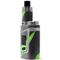 Skin Decal Wrap for Smok AL85 Alien Baby Jagged Camo Neon Green VAPE NOT INCLUDED