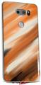 Skin Decal Wrap for LG V30 Paint Blend Orange