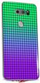 Skin Decal Wrap for LG V30 Faded Dots Purple Green