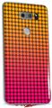 Skin Decal Wrap for LG V30 Faded Dots Hot Pink Orange