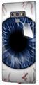 Decal style Skin Wrap compatible with Samsung Galaxy Note 9 Eyeball Blue Dark
