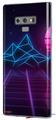 Decal style Skin Wrap compatible with Samsung Galaxy Note 9 Synth Mountains