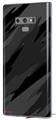 Decal style Skin Wrap compatible with Samsung Galaxy Note 9 Jagged Camo Black