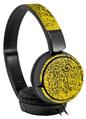 Decal style Skin Wrap for Sony MDR ZX110 Headphones Folder Doodles Yellow (HEADPHONES NOT INCLUDED)