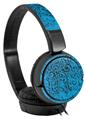 Decal style Skin Wrap for Sony MDR ZX110 Headphones Folder Doodles Blue Medium (HEADPHONES NOT INCLUDED)