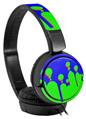 Decal style Skin Wrap for Sony MDR ZX110 Headphones Drip Blue Green Red (HEADPHONES NOT INCLUDED)