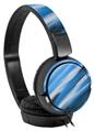 Decal style Skin Wrap for Sony MDR ZX110 Headphones Paint Blend Blue (HEADPHONES NOT INCLUDED)