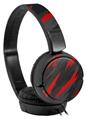 Decal style Skin Wrap for Sony MDR ZX110 Headphones Jagged Camo Red (HEADPHONES NOT INCLUDED)