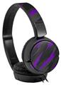 Decal style Skin Wrap for Sony MDR ZX110 Headphones Jagged Camo Purple (HEADPHONES NOT INCLUDED)