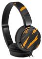 Decal style Skin Wrap for Sony MDR ZX110 Headphones Jagged Camo Orange (HEADPHONES NOT INCLUDED)