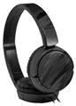 Decal style Skin Wrap for Sony MDR ZX110 Headphones Jagged Camo Black (HEADPHONES NOT INCLUDED)