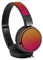 Decal style Skin Wrap for Sony MDR ZX110 Headphones Faded Dots Hot Pink Orange (HEADPHONES NOT INCLUDED)
