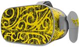 Decal style Skin Wrap compatible with Oculus Go Headset - Folder Doodles Yellow (OCULUS NOT INCLUDED)