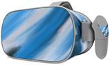 Decal style Skin Wrap compatible with Oculus Go Headset - Paint Blend Blue (OCULUS NOT INCLUDED)