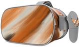Decal style Skin Wrap compatible with Oculus Go Headset - Paint Blend Orange (OCULUS NOT INCLUDED)