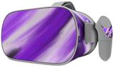 Decal style Skin Wrap compatible with Oculus Go Headset - Paint Blend Purple (OCULUS NOT INCLUDED)